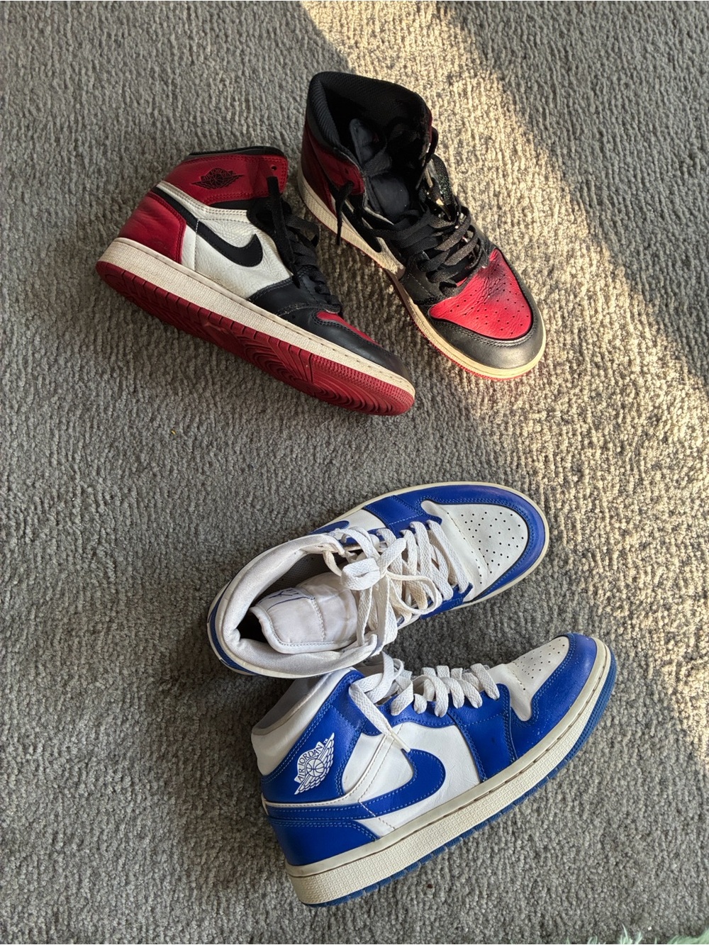 Nike Air Jordan Kids High-Top Sneakers - Red/Black